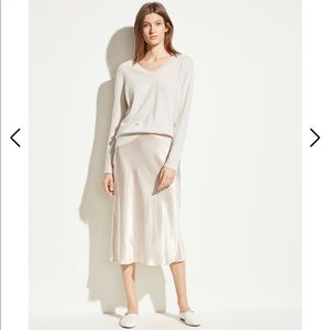 Vince Silk Slip Skirt